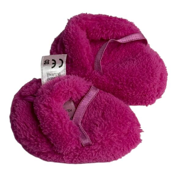 American Girl Doll Slippers Lots Of Dots Accessory Pink Cozy Fuzzy Shoes Sandals - Picture 3 of 6